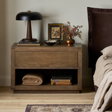 Warby Nightstand in Worn Oak Veneer