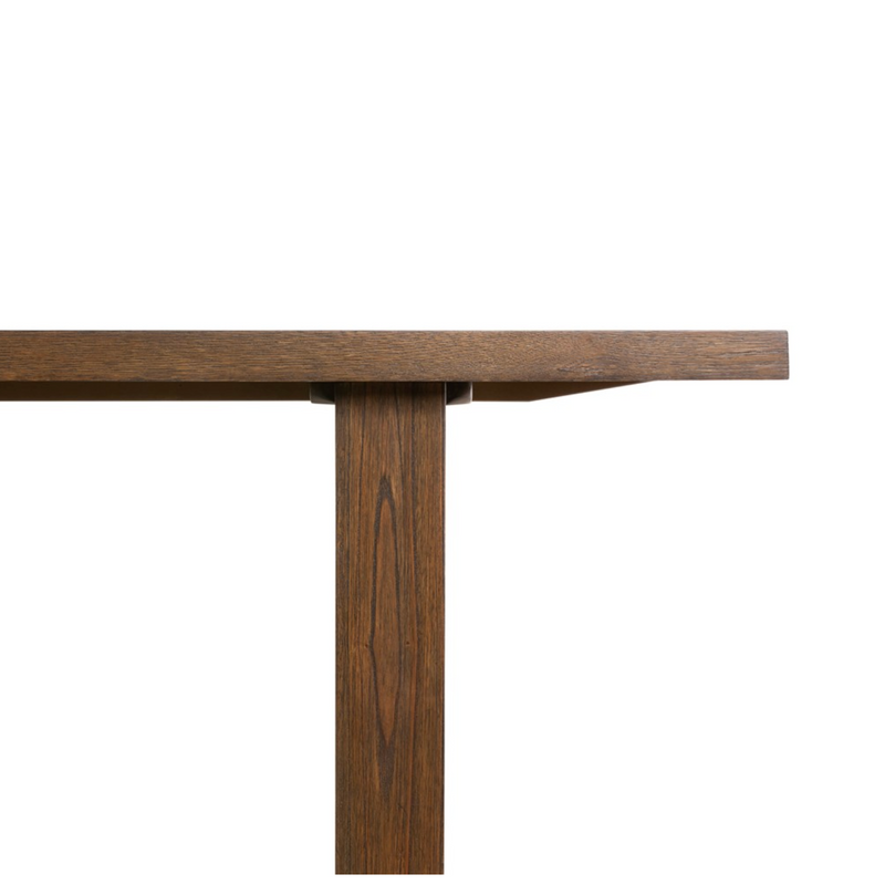 Covington Dining Table in Matte Brown