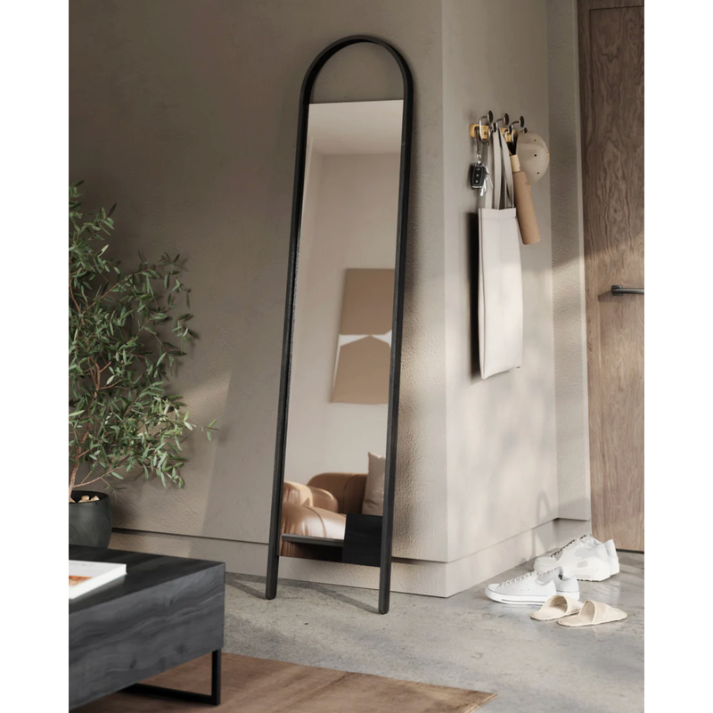Bellwood Leaning Mirror in Black