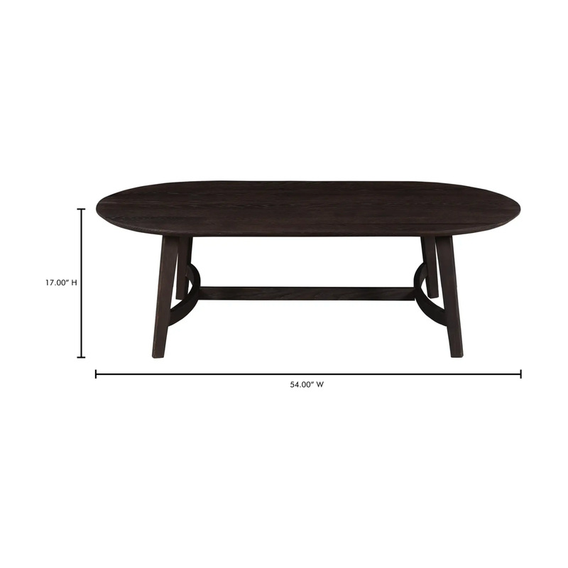 Trieste Coffee Table in Dark Brown