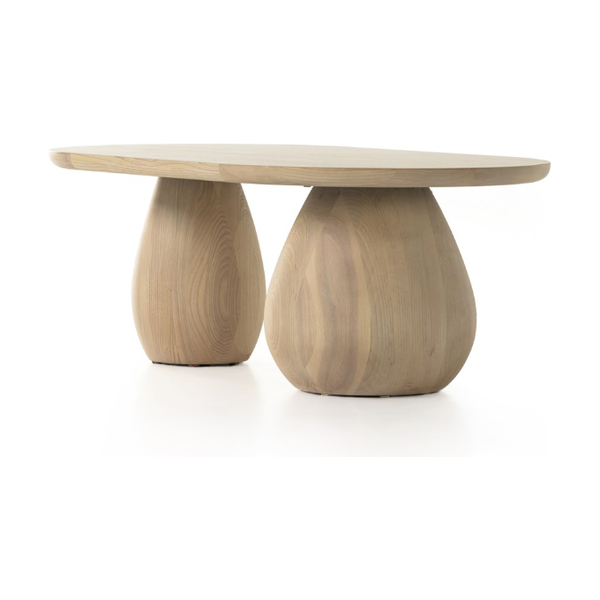 Merla Wood Coffee Table in Natural Ash