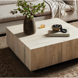 Hudson Square Coffee Table in Bleached Spalted Primavera