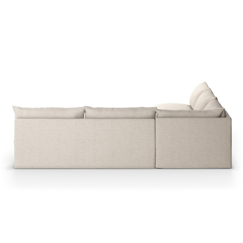Grant Outdoor 3-Piece Sectional in Faye Sand