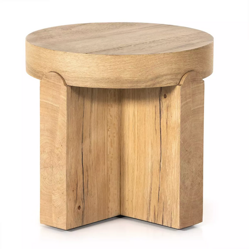 Oscar End Table in Rustic Oak