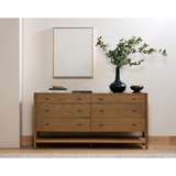 Zuma 6 Drawer Dresser in Dune Ash