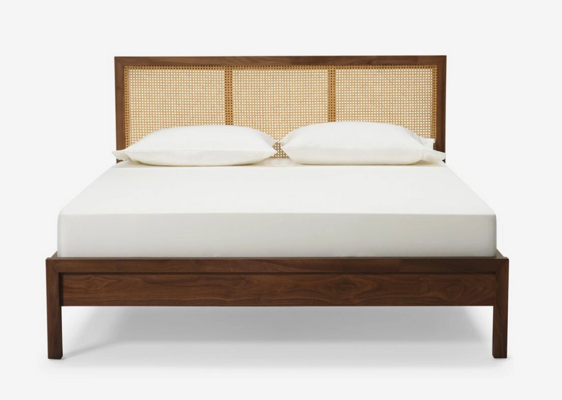 Marcel Cane Bed - Walnut