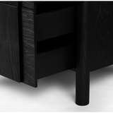 Pollard Media Console in Brushed Ebony Oak