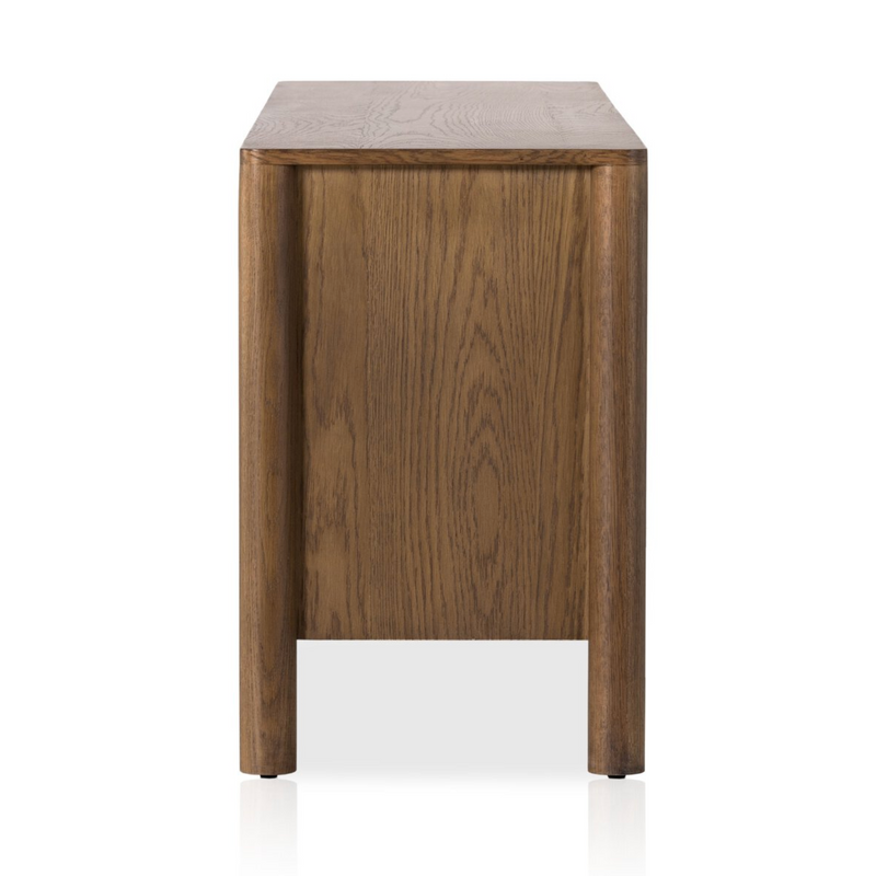 Pollard Media Console in Tan Oak