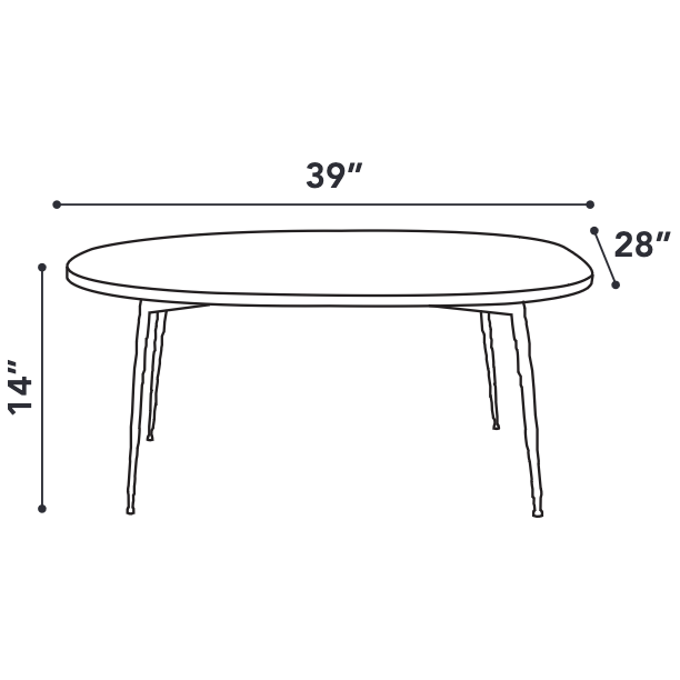 Tuk Tuk Coffee Table Large Black