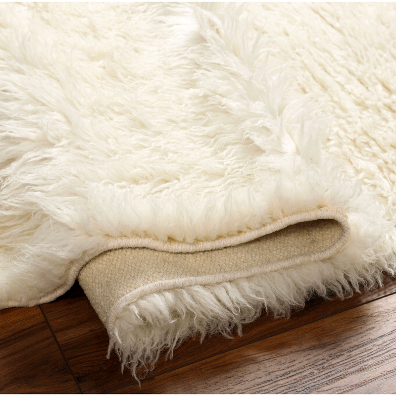 Alpaca Shag Rug in Cream