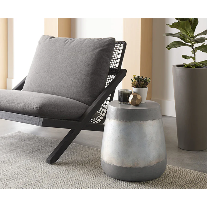 Bari Lounge Chair - Charcoal