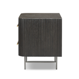 Fletcher Nightstand in Distressed Black