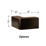 Custom Retreat Sectional - Gr.8 Wesley Linen - LAF One Arm Loveseat + RHF End Chaise - Uptown Light Legs