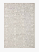 Kamala Rug in Ivory / Silver