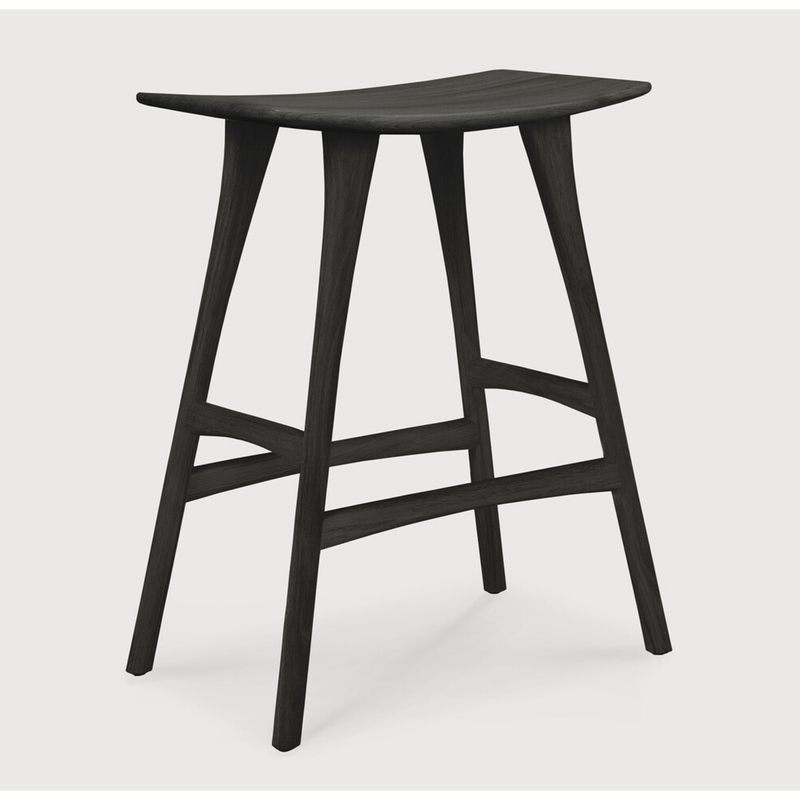 Osso Counter Stool in Oak Black