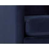 Georgie Swivel Chair in Abbington Navy