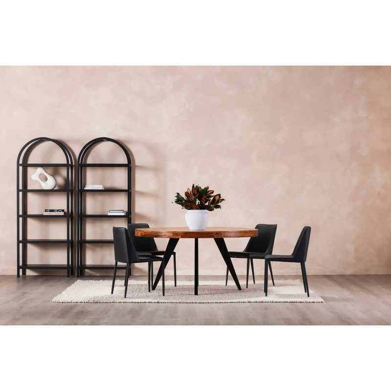 Nora Dining Chair in Black (Set of 2)