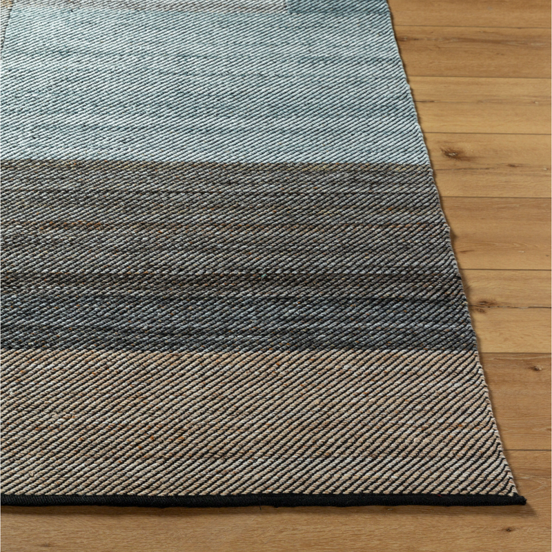 Jocelyn Rug in Blue/Mocha