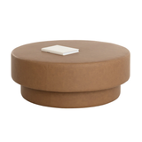 Arlo Ottoman in Milliken Cognac
