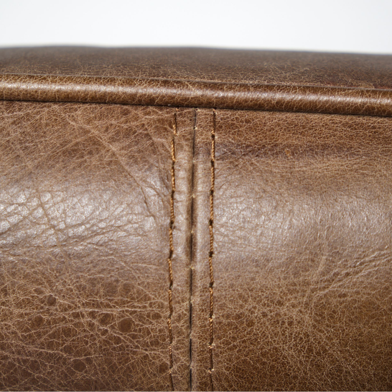 Flavelle Accent Chair in Brown Leather