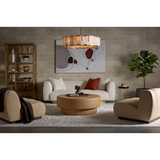 Arlo Ottoman in Milliken Cognac