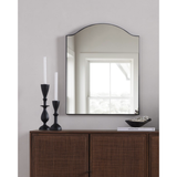 Jacques Small Mirror in Gunmetal