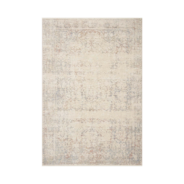 Carlisle Rug in Ivory/ Multi