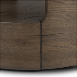 Matheus End Table in Grey French Oak