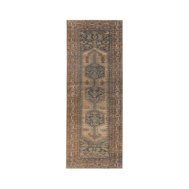 Canteena Rug - Brown, Blue &amp; Tan