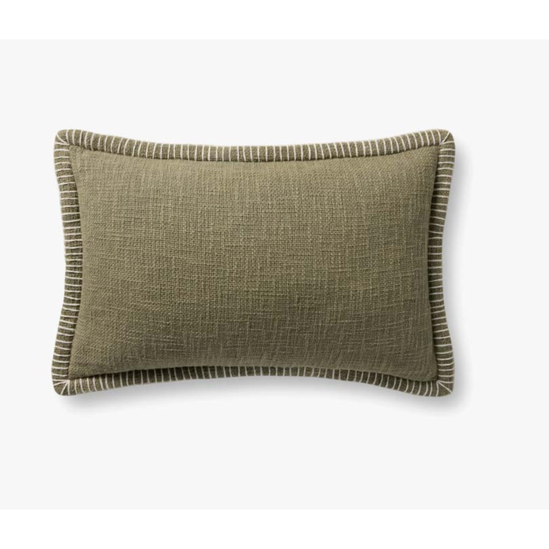 Jody Cushion in Olive 13" x 21"