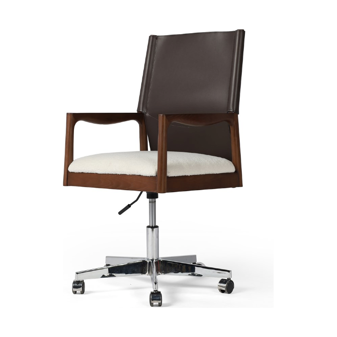 Lulu Desk Chair in Espresso