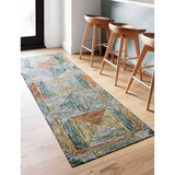 Spectrum Rug in Lagoon/ Spice