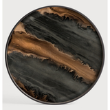 Organic Glass Tray | Bronze