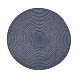 Urban Two Tone Woven Round Vinyl Placemat