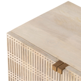 Kelby Small Media Console in Light Wash