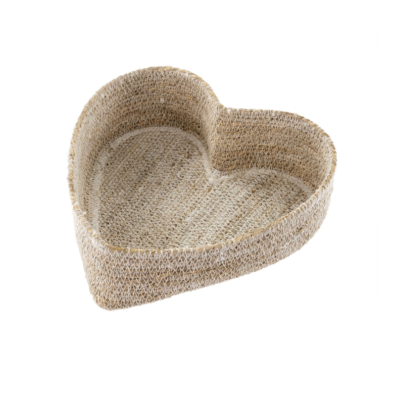 Heart Seagrass Basket