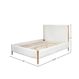 Kamelia King Bed - Sand