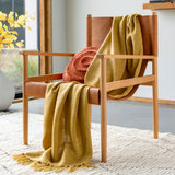 Tilda Throw in Mustard
