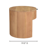 Theo One Drawer Nightstand -Natural