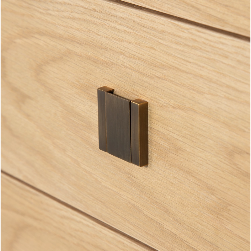 Hara 3 Drawer Dresser in Natural Oak