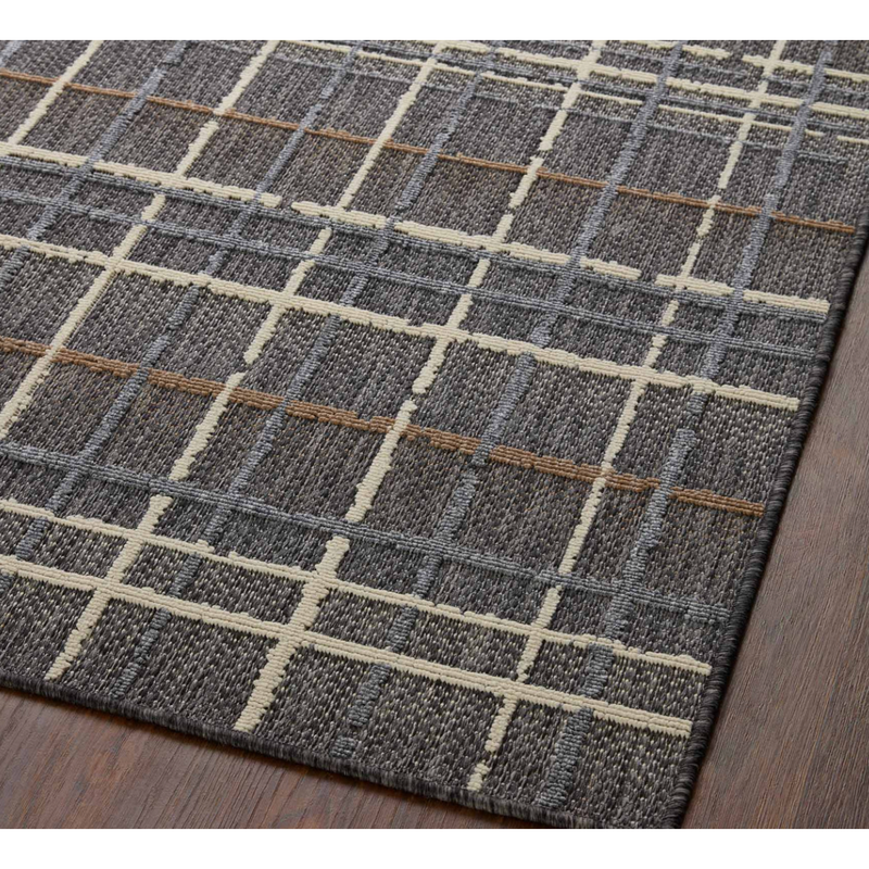 Rainier Rug Collection - Charcoal and Multi