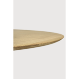 Corto Dining Table Round in Oak Oiled