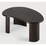 Boomerang Coffee Table in Mahogany Dark Brown