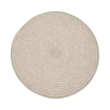 Urban Two Tone Woven Round Vinyl Placemat