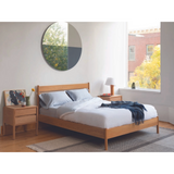 Monarch Bed - Oak with Metal Frame