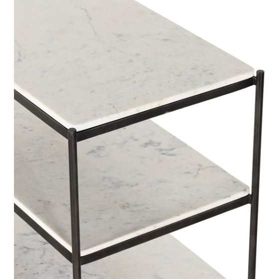 Felix Nightstand in Hammered Grey