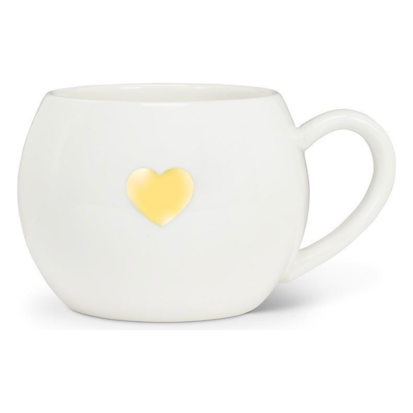 Gold Heart Mug