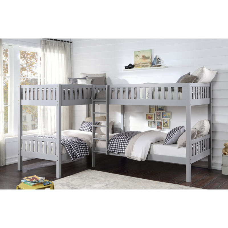 Corner Bunk in Grey