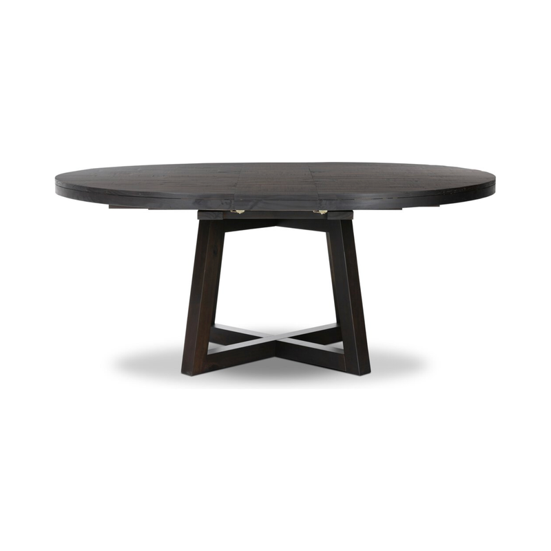 Eberwin Round Ext Dining Table in Dark Carbon