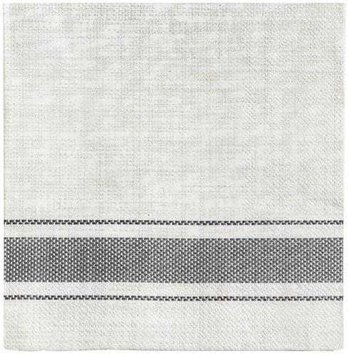 Bistro Stripe Paper Luncheon Napkin - 20 Pack